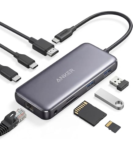 Anker PowerExpand+ 11-in-1 USB-C Adapter Hub, with 4K @ 60Hz HDMI